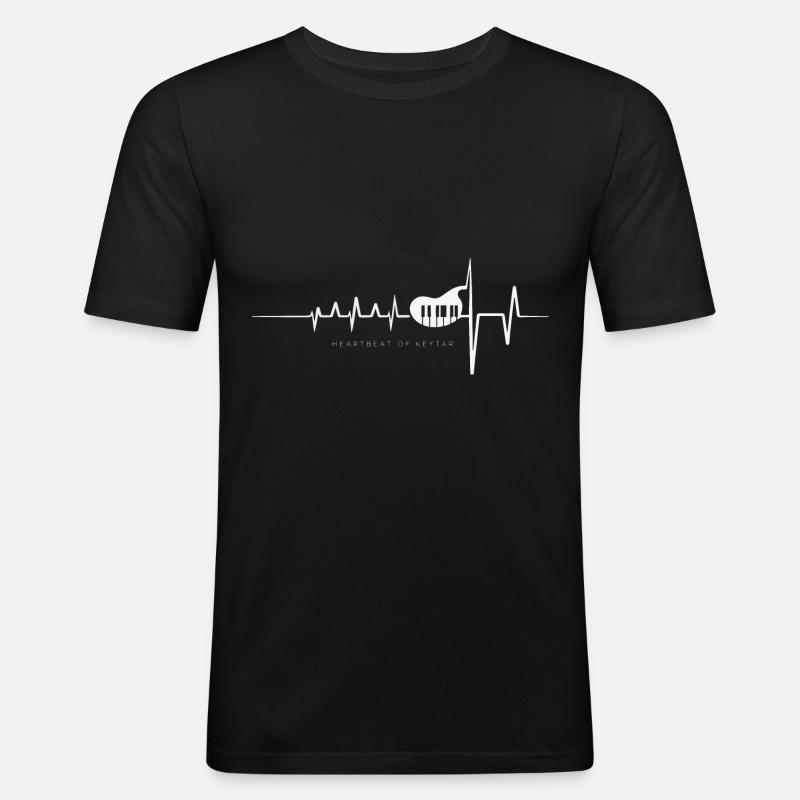Harmonica Playing Gift - Men's Slim Fit T-Shirt - black