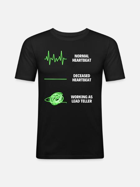 Landinspektør Medarbejder Kolleger Landmand - Herre Slim Fit T-Shirt - sort