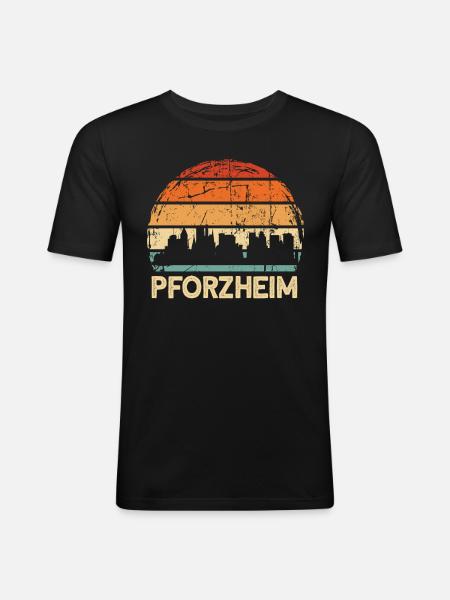 Pforzheim - Men's Slim Fit T-Shirt - black
