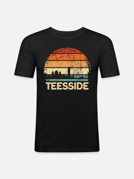 Teesside - Men's Slim Fit T-Shirt - black