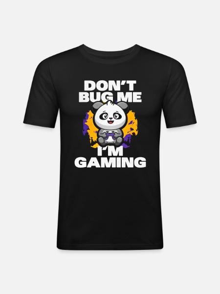Gaming Gaming Computer Games Gift - Men's Slim Fit T-Shirt - black