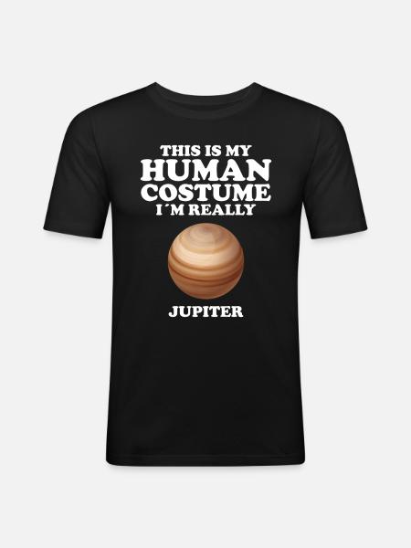 Jupiter - Men's Slim Fit T-Shirt - black