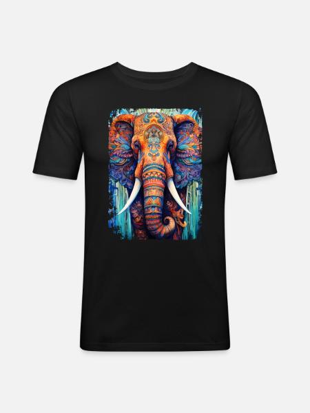 Mammoth - Men's Slim Fit T-Shirt - black