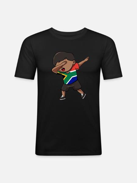 South Africa - Men's Slim Fit T-Shirt - black