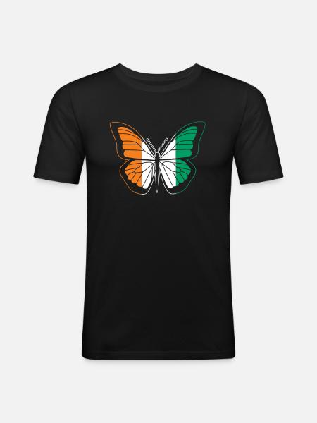Ivory Coast - Men's Slim Fit T-Shirt - black