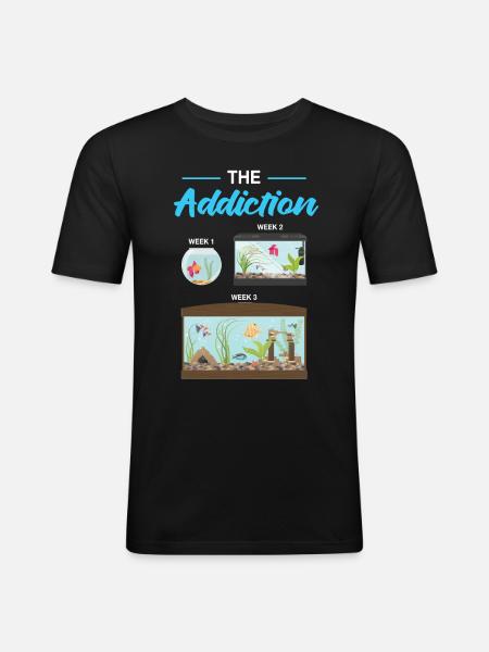 Aquarium - Men's Slim Fit T-Shirt - black