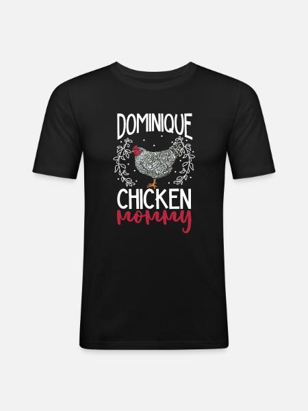 Dominique Maman - T-shirt près du corps Homme - noir