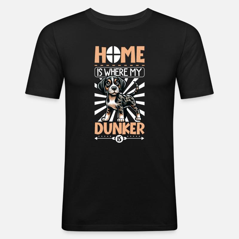 Hem - Dunker - Slim Fit T-shirt herr - svart
