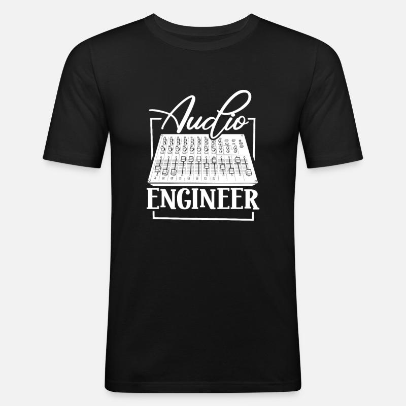 Sound Engineer - Audio Engineer - Men's Slim Fit T-Shirt - black