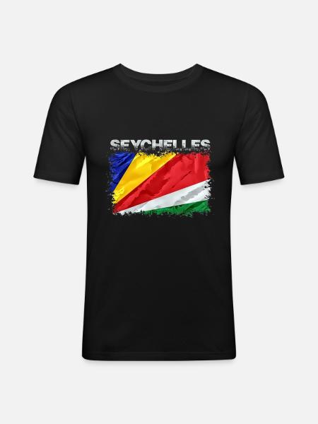 Seychelles - Men's Slim Fit T-Shirt - black