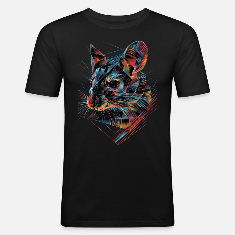 Siebenschläfer - Männer Slim Fit T-Shirt - Schwarz