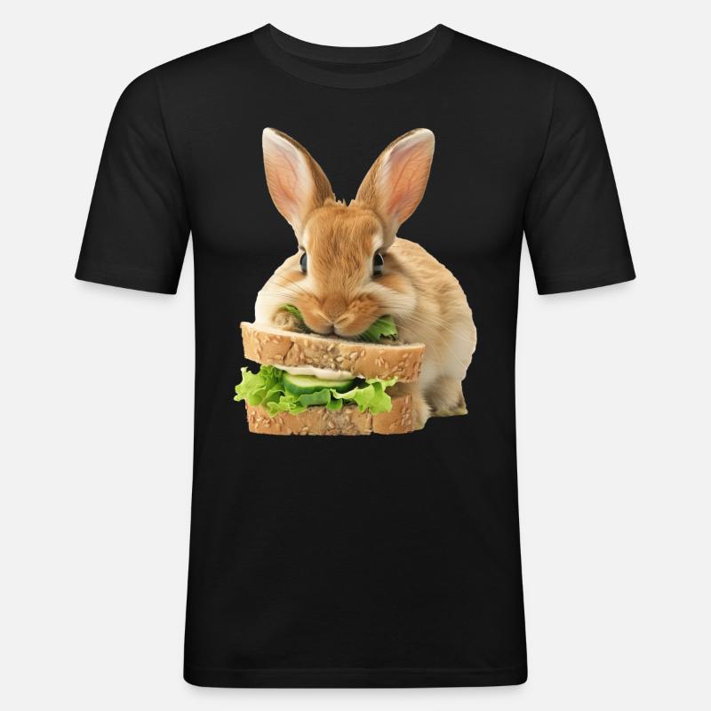 Rabbit - Men's Slim Fit T-Shirt - black