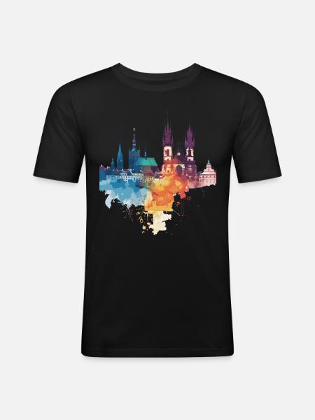 Elk - Men's Slim Fit T-Shirt - black