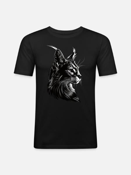 Karakal - Männer Slim Fit T-Shirt - Schwarz