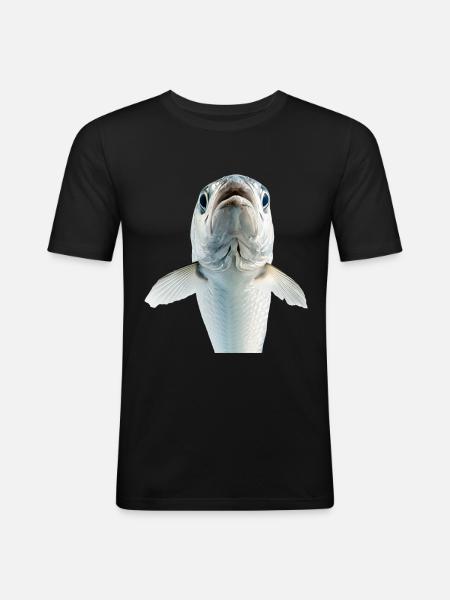 Tarpon - Männer Slim Fit T-Shirt - Schwarz