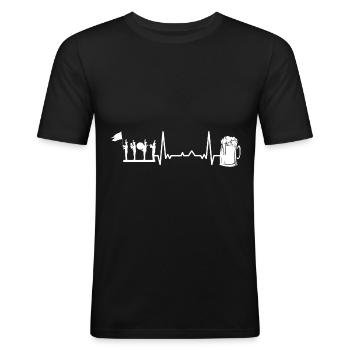 Spielmannszug Wind Orchestra Brass Band Brass Band - Men's Slim Fit T-Shirt - black - Front - Nik (191cm)