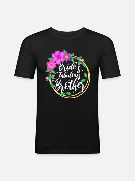 Épouses fabuleuses Frère - T-shirt près du corps Homme - noir