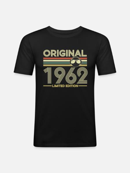 1962 - Men's Slim Fit T-Shirt - black