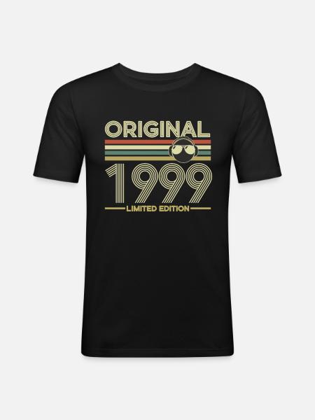 1999 - Men's Slim Fit T-Shirt - black