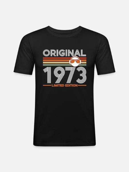 1973 - Men's Slim Fit T-Shirt - black