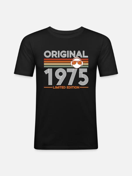 1975 - Men's Slim Fit T-Shirt - black