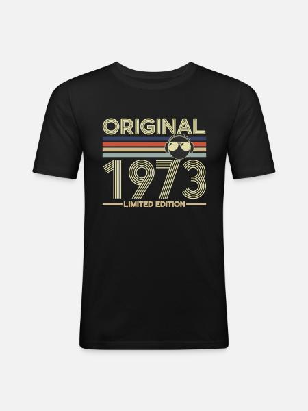 1973 - Men's Slim Fit T-Shirt - black