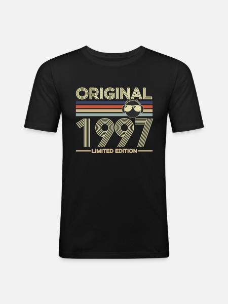 1997 - Men's Slim Fit T-Shirt - black