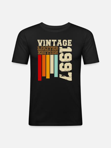 1997 - Men's Slim Fit T-Shirt - black