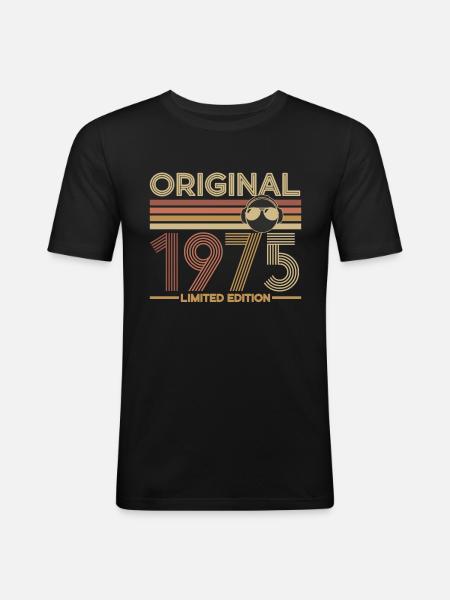 1975 - Men's Slim Fit T-Shirt - black