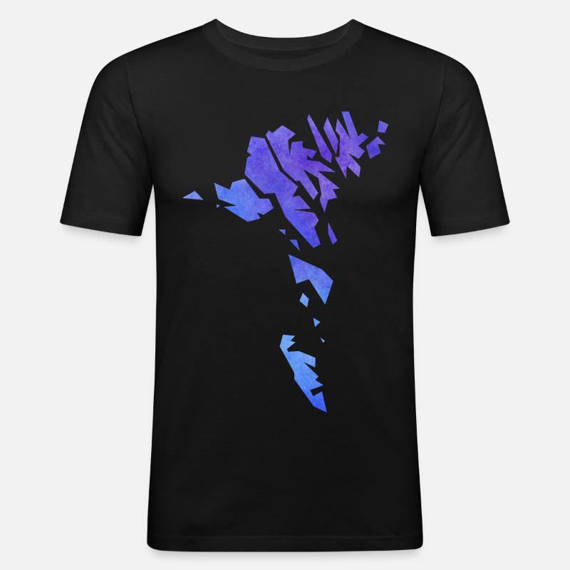 faroe - Männer Slim Fit T-Shirt - Schwarz