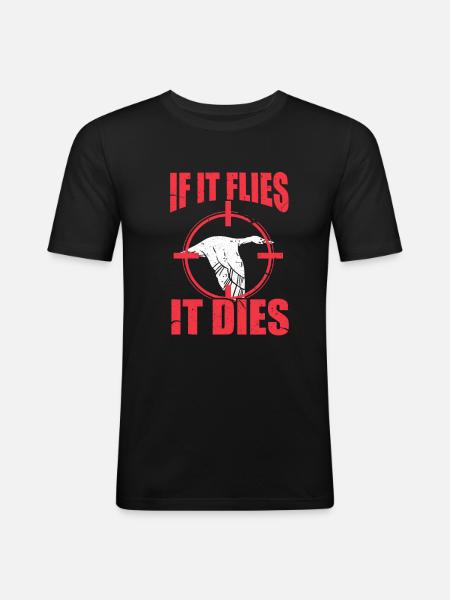 hunt - Men's Slim Fit T-Shirt - black