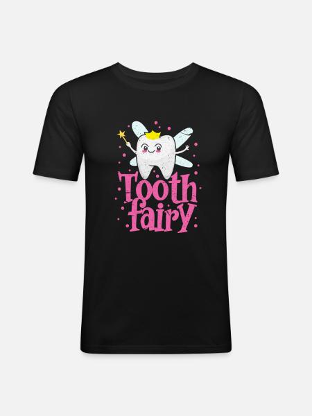 Tooth Fairy - Men's Slim Fit T-Shirt - black