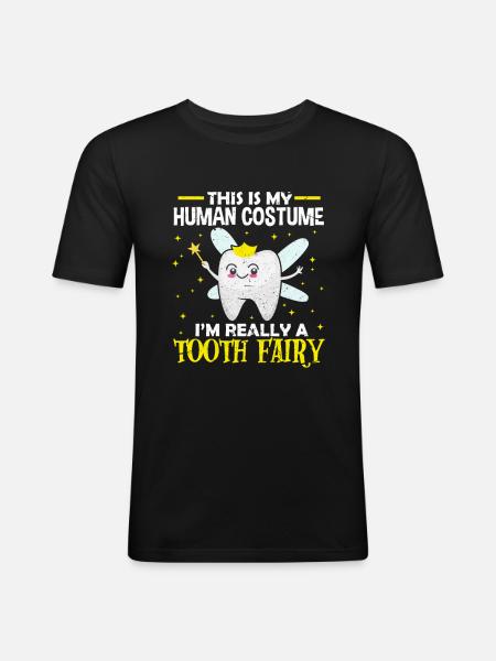 Tooth Fairy - Men's Slim Fit T-Shirt - black