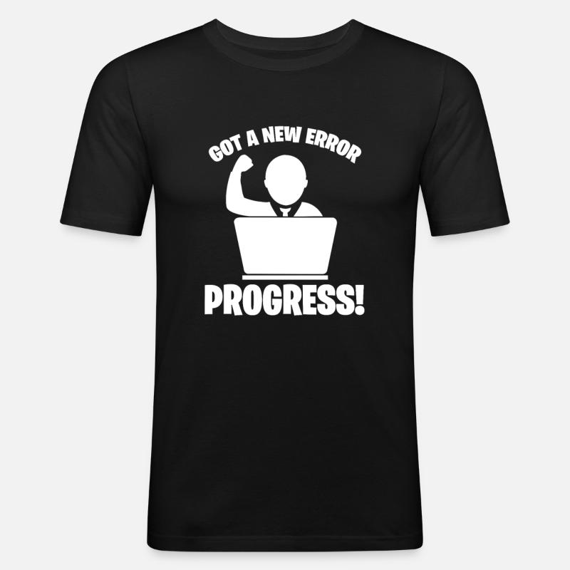 Softwareentwickler Programmierer Software - Männer Slim Fit T-Shirt - Schwarz