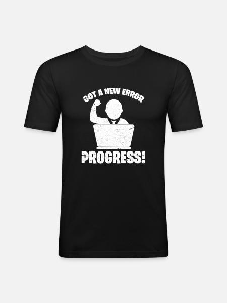 software developer - Men's Slim Fit T-Shirt - black