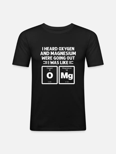 chemistry - Men's Slim Fit T-Shirt - black