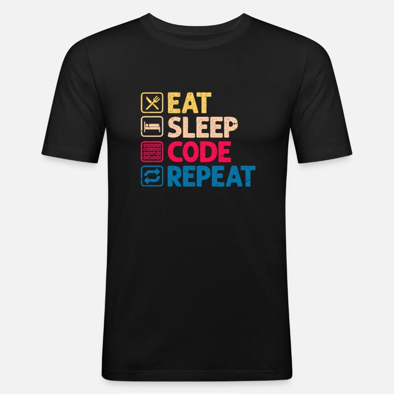 Programmer - Men's Slim Fit T-Shirt - black