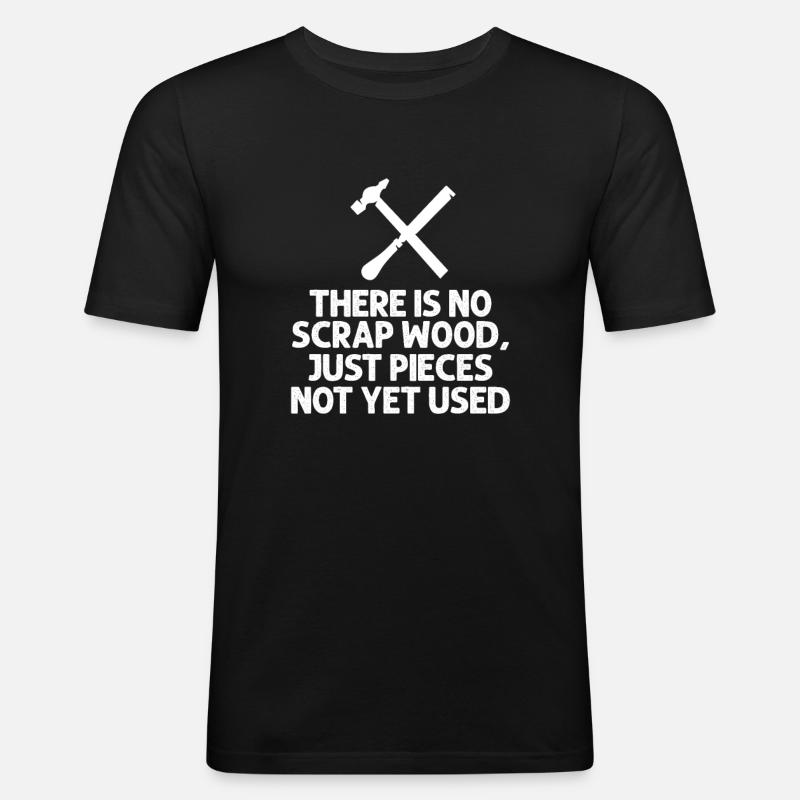 Tischler - Männer Slim Fit T-Shirt - Schwarz