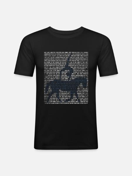Vaulting equestrian gift - Men's Slim Fit T-Shirt - black