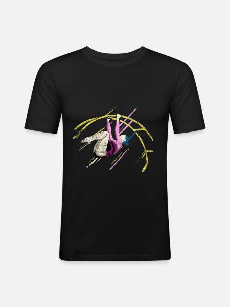 Rhönrad Turner - Men's Slim Fit T-Shirt - black