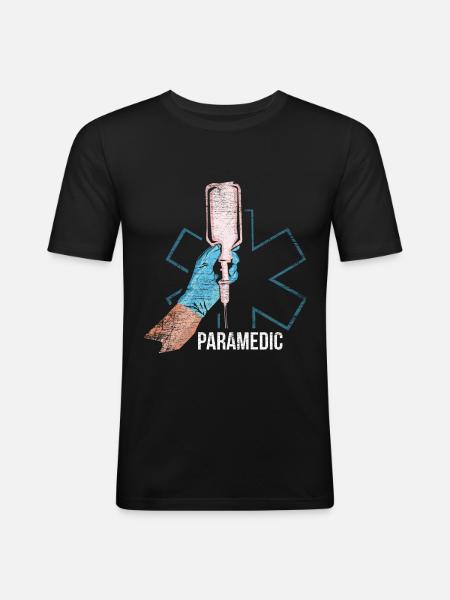 paramedic - Men's Slim Fit T-Shirt - black