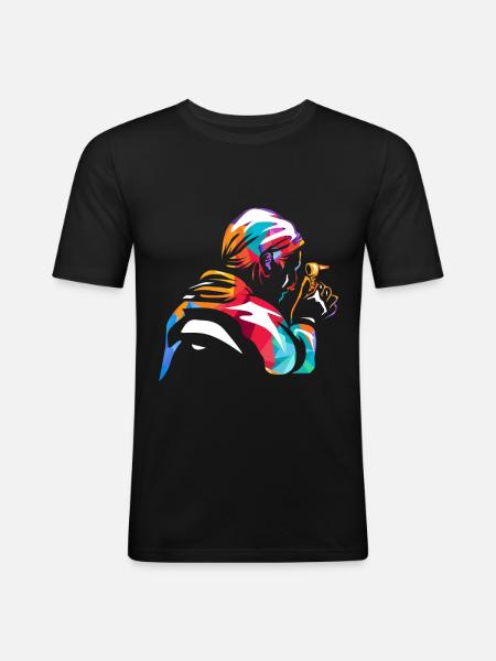 Audiologist hearing doctor - Men's Slim Fit T-Shirt - black