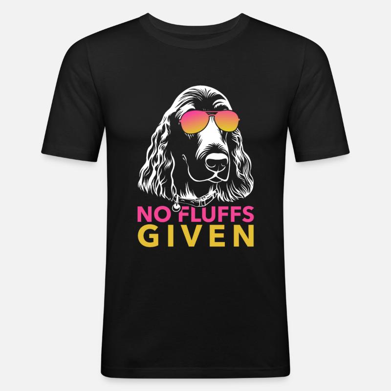 Cocker Spaniel - Männer Slim Fit T-Shirt - Schwarz