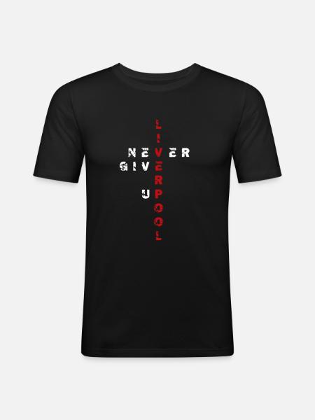 Liverpool - Men's Slim Fit T-Shirt - black