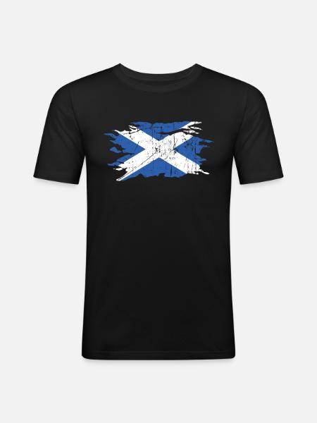 Scotland - Men's Slim Fit T-Shirt - black