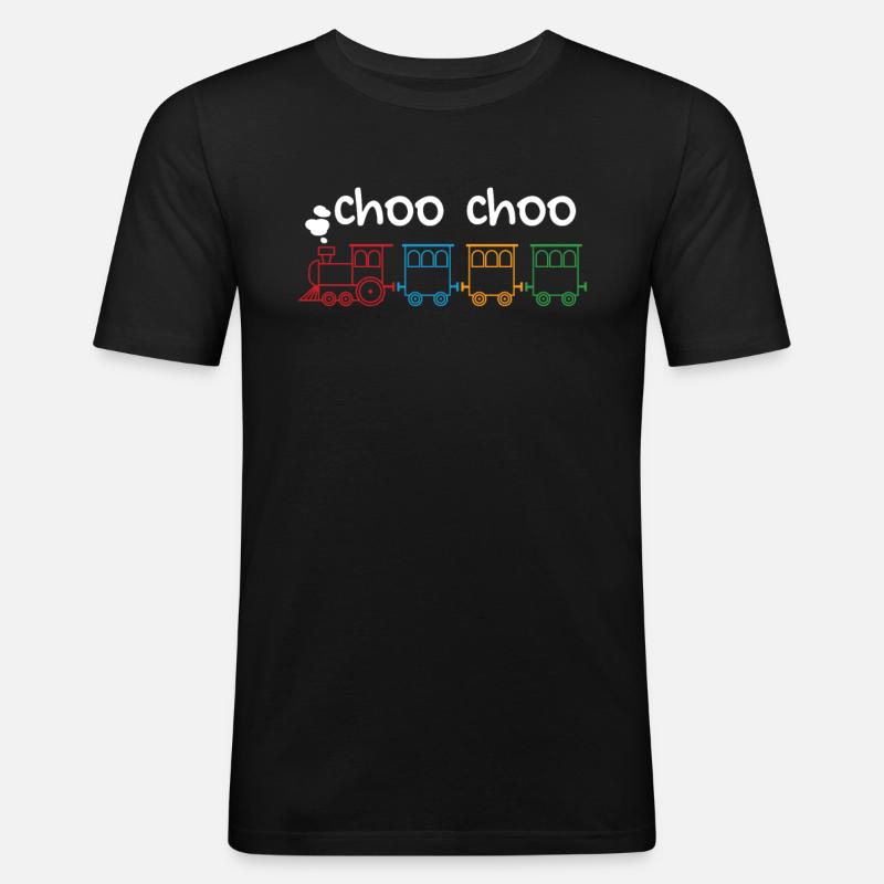 Zug - Männer Slim Fit T-Shirt - Schwarz