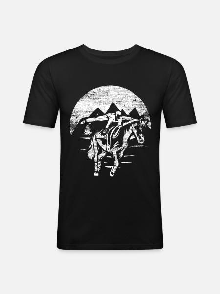 Vaulting - Men's Slim Fit T-Shirt - black