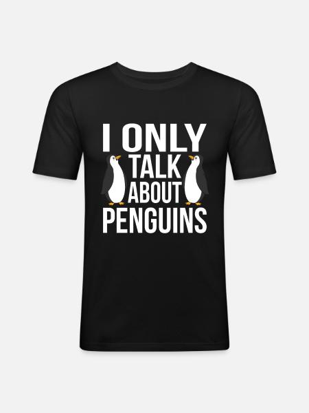 penguin - Men's Slim Fit T-Shirt - black