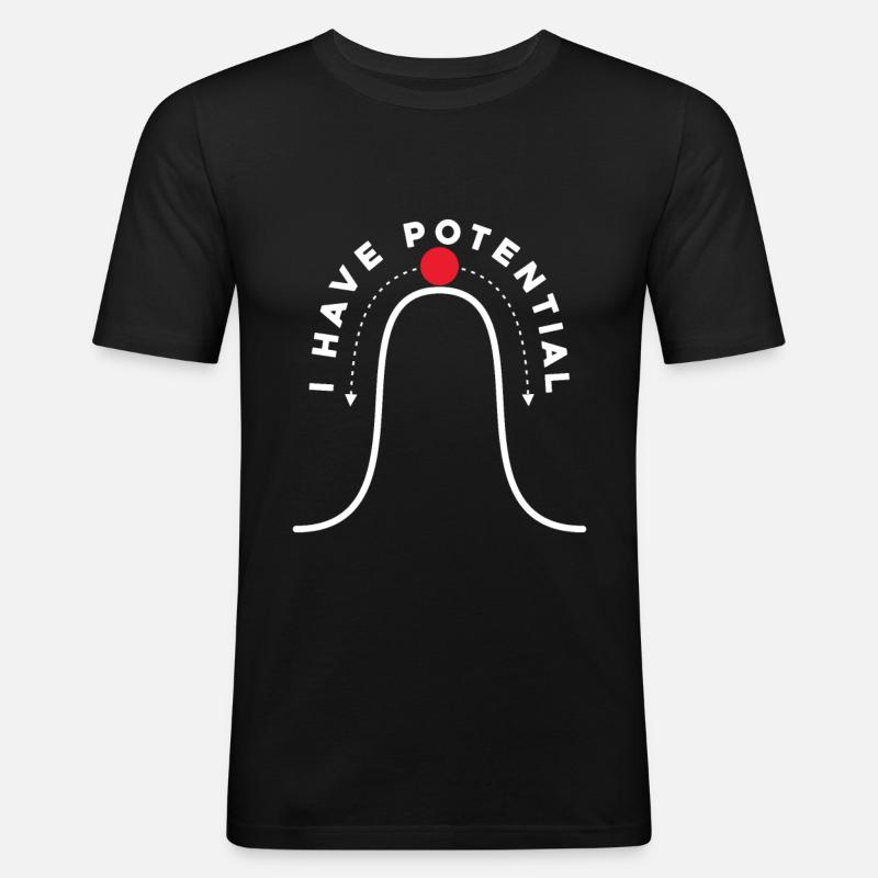 Wissenschaft Physik-nerd - Männer Slim Fit T-Shirt - Schwarz