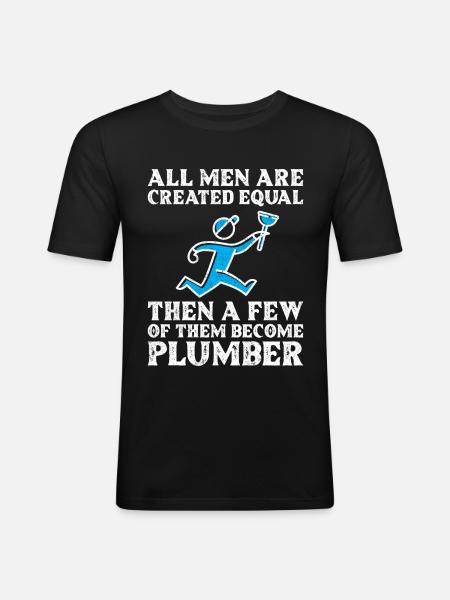 Alle mennesker er skabt lige - Herre Slim Fit T-Shirt - sort